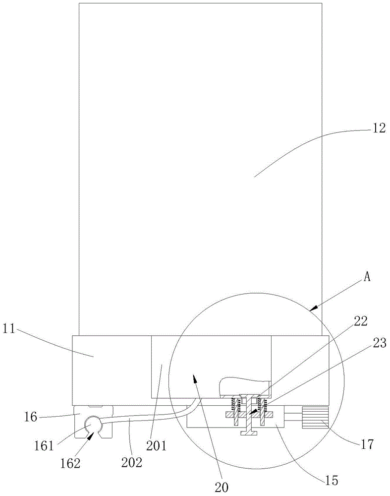 A foam brick cutting device capable of cutting blocks of different specifications