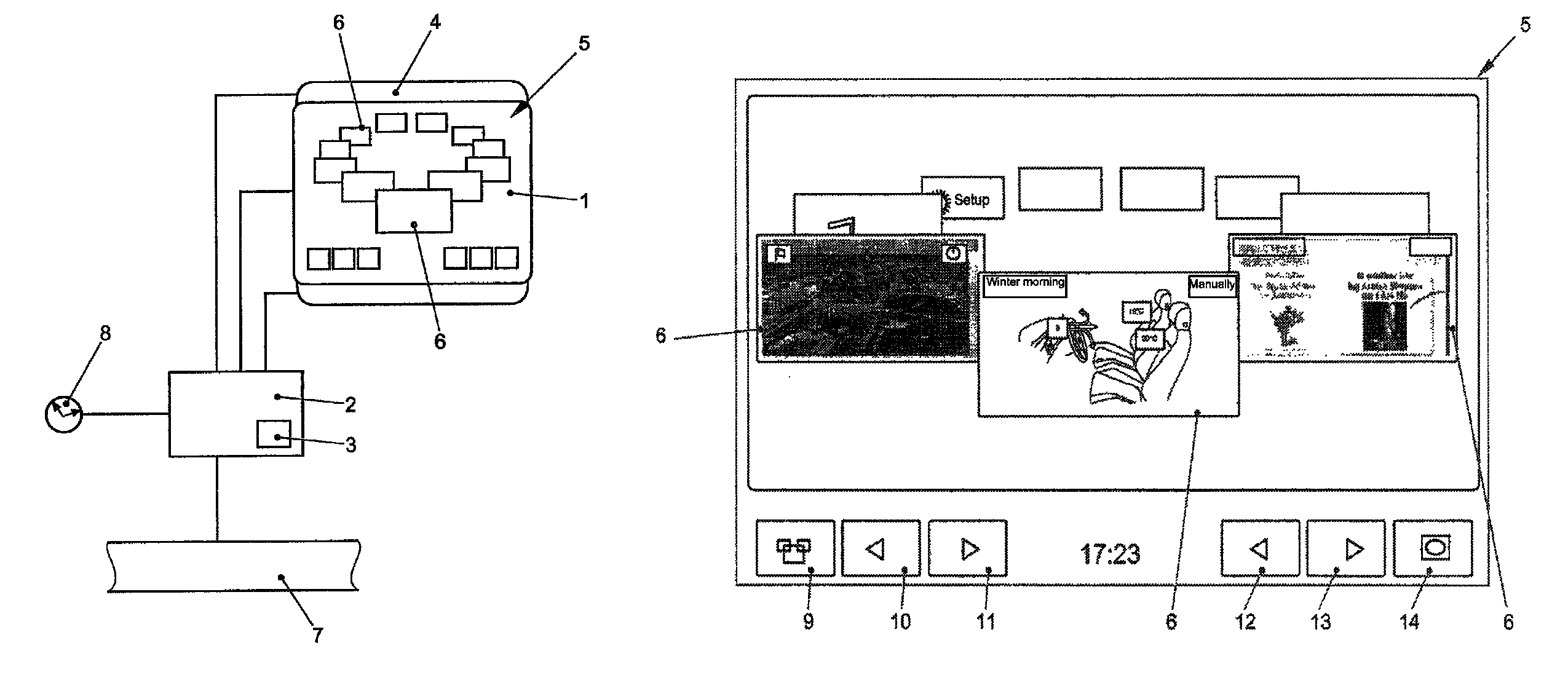 Method for displaying information in a vehicle and display device for a vehicle