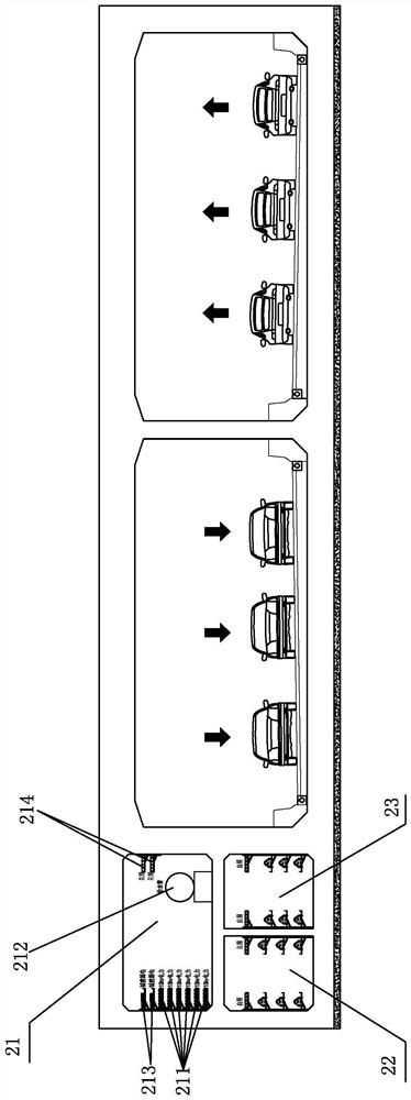 Multifunctional urban underground space fire-resistant structure