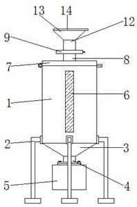 Anti-blocking dust removal device for closed grinding machine