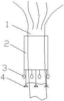 Mouse damage prevention and control device for fruit trees and prevention and control method of device