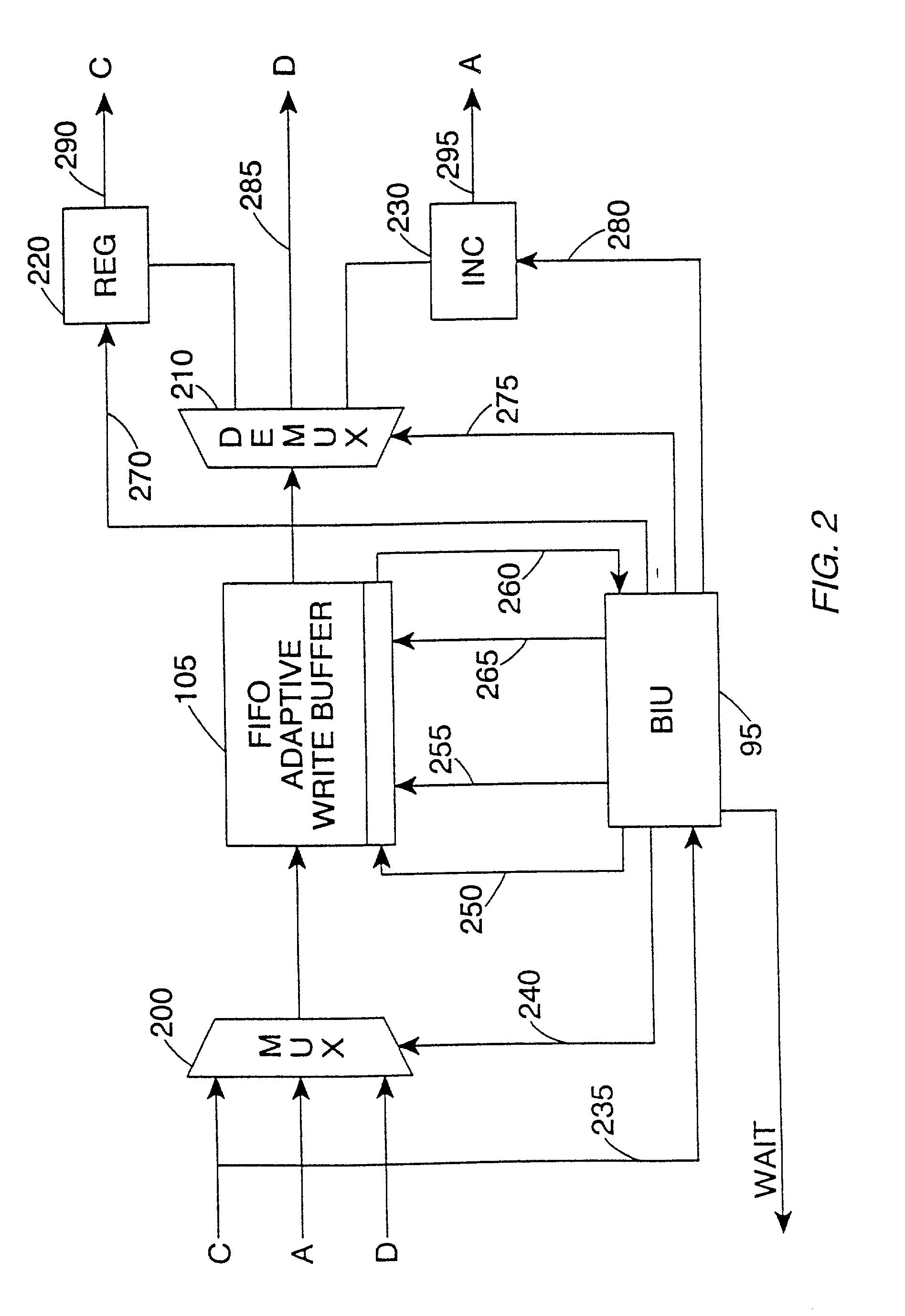 Write buffer for use in a data processing apparatus