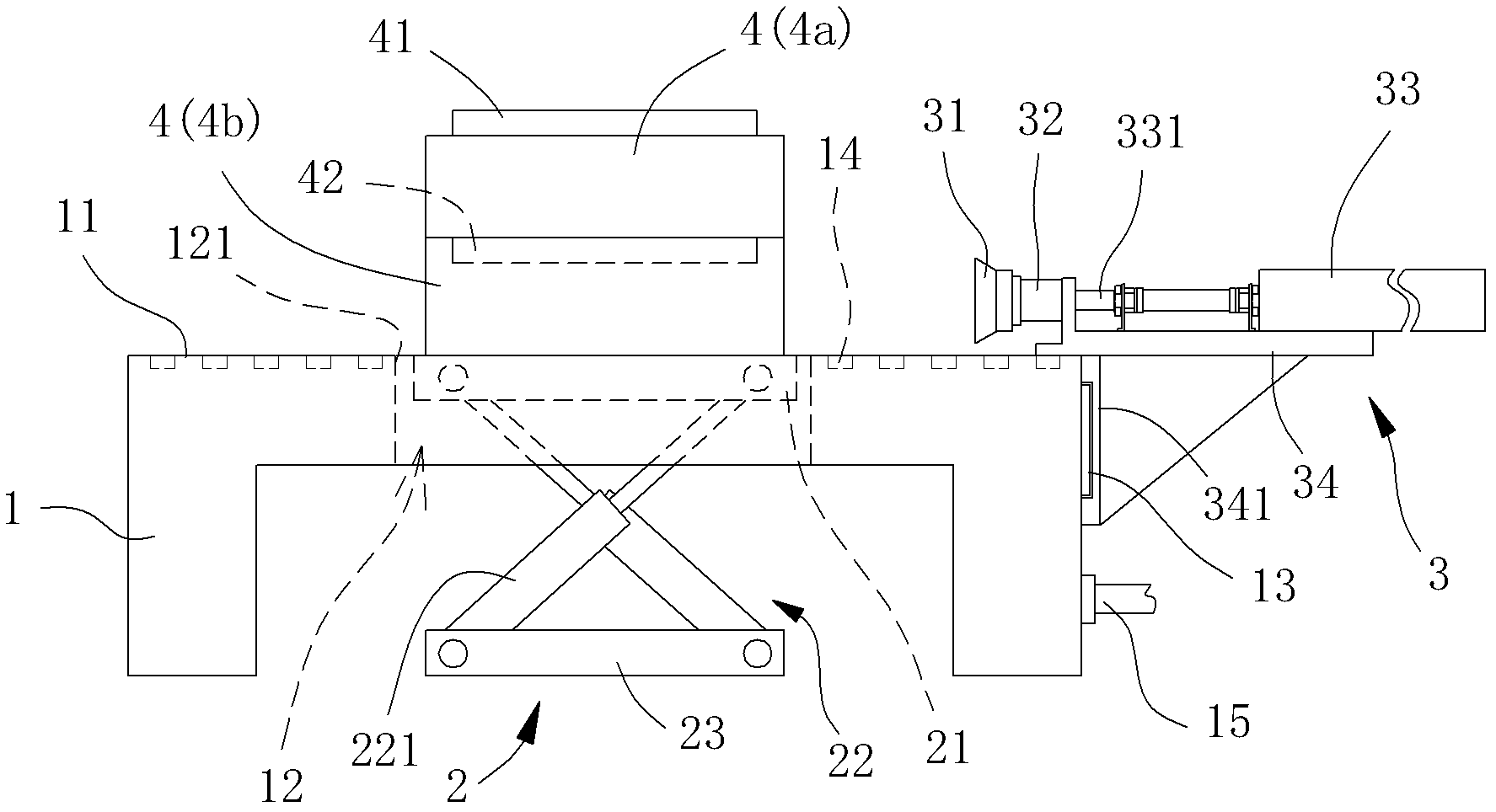 Assembling device of reconfigurable toolroom machine