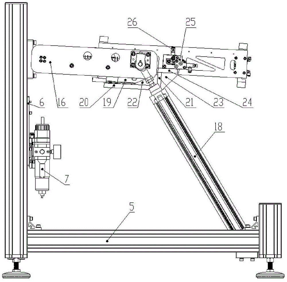 A turning mechanism used on the transmission line