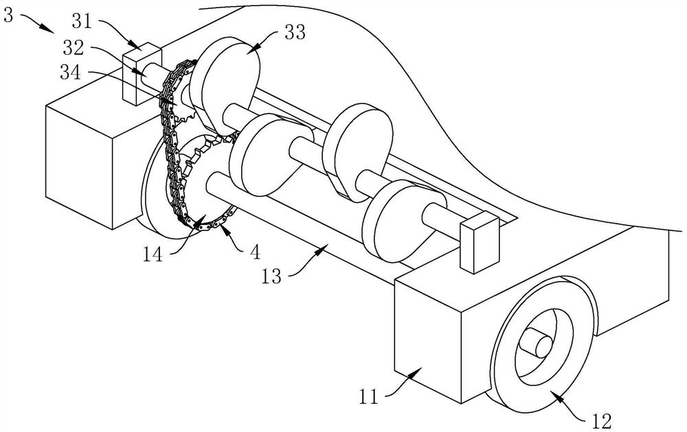 A horizontal construction method of underwater mold bag concrete