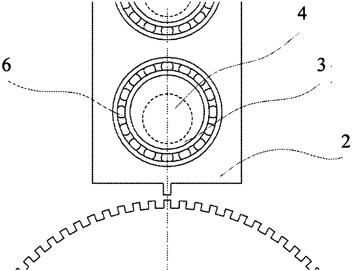 Movement transmission device, in particular for a robot arm