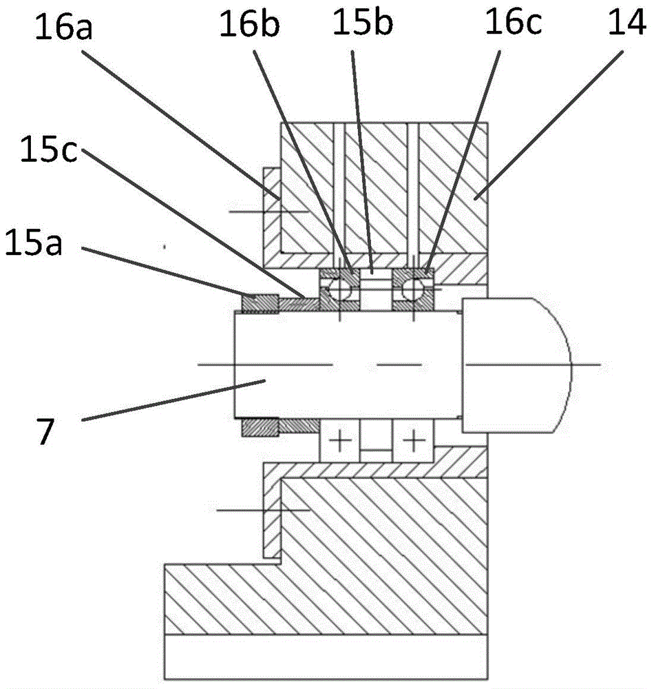 Device for testing thermal state characteristics of feeding system