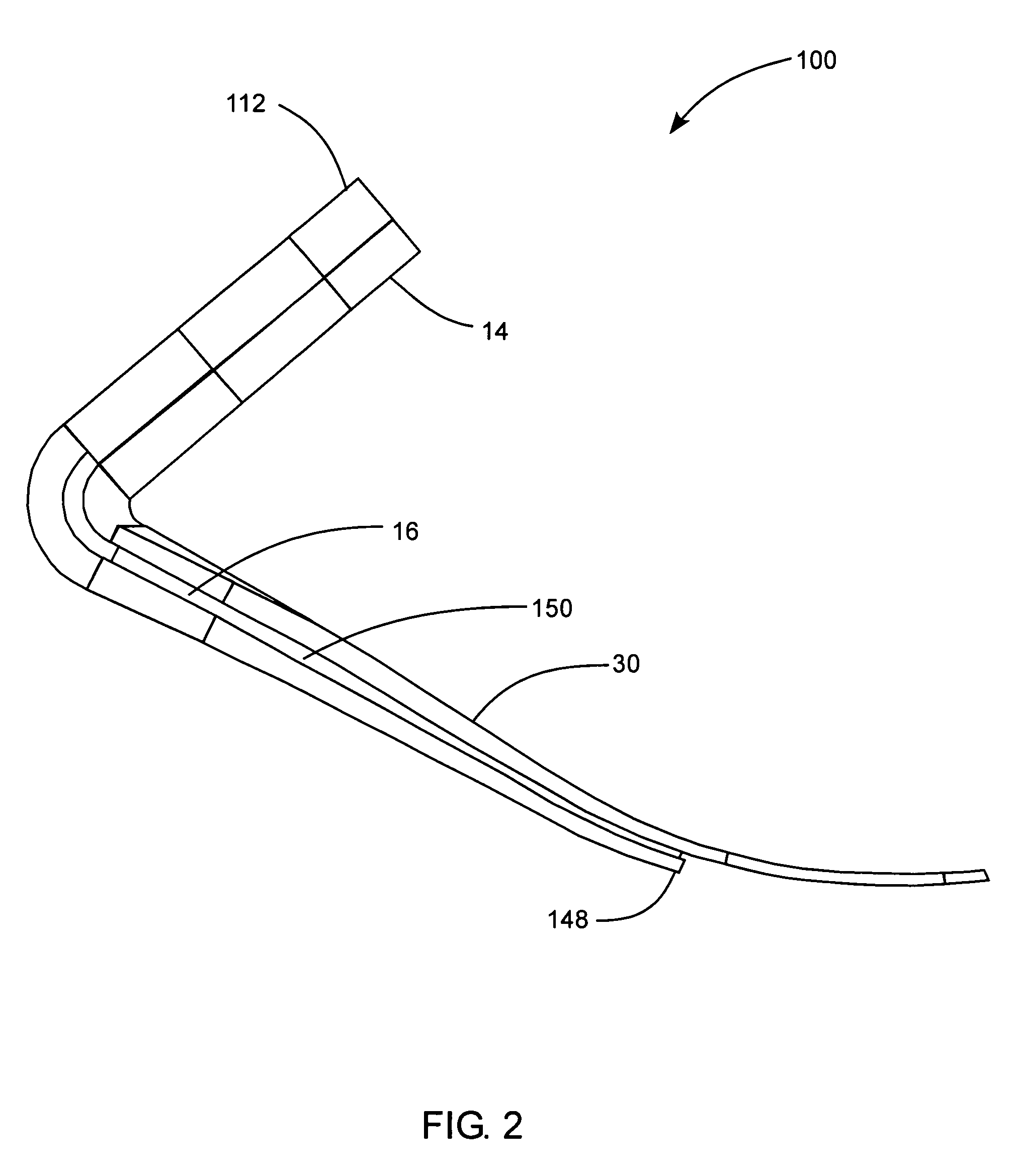Prosthetic foot with longer upper forefoot and shorter lower forefoot