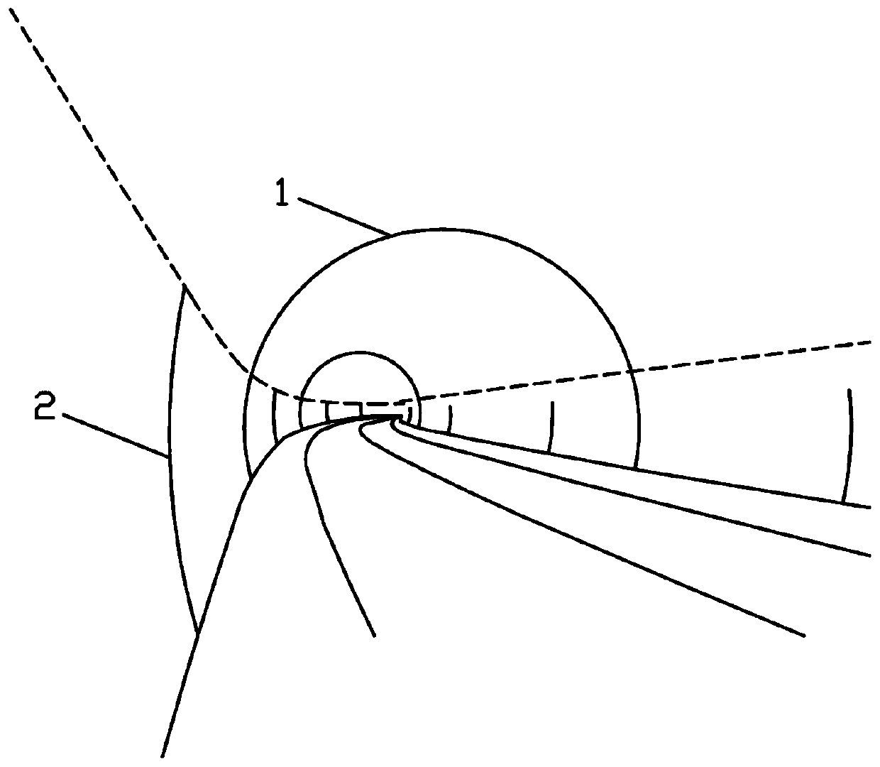 A kind of highway tunnel S-shaped curve curve inducing system and setting method