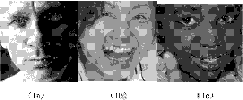 Face aligning method based on double-layer cascaded neural network
