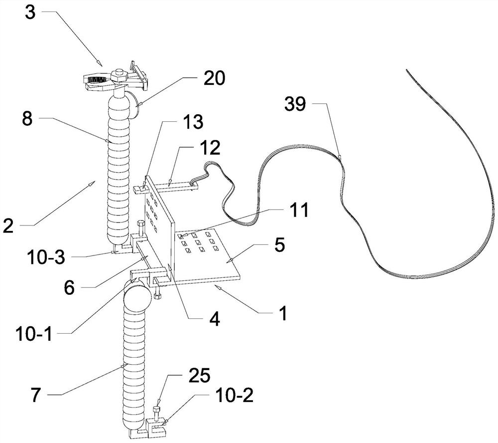Device for assisting closed reduction and needle placement internal fixation of femoral neck fracture