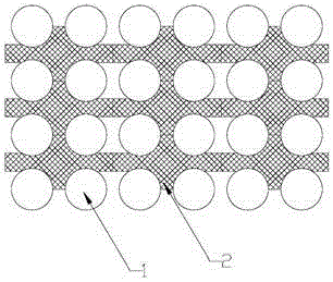 Heating system for cylindrical battery module, and battery module