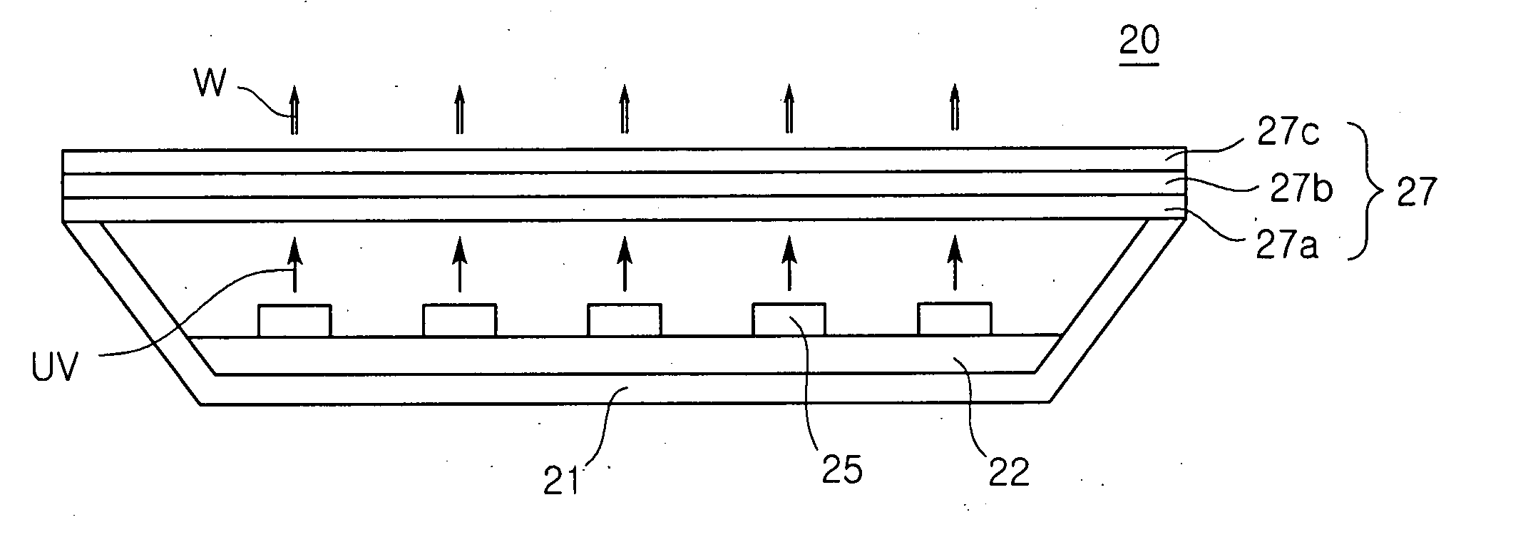 Surface light source device using light emitting diodes