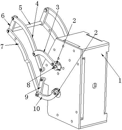 The rubbing part of the intelligent shampoo robot presses down the positioning mechanism