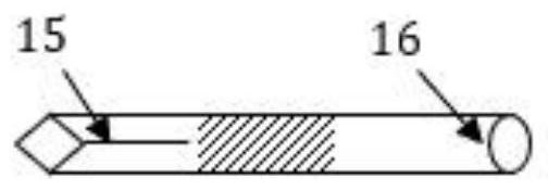 Device and method for measuring rolling angle of magnetically responsive flexible interface material