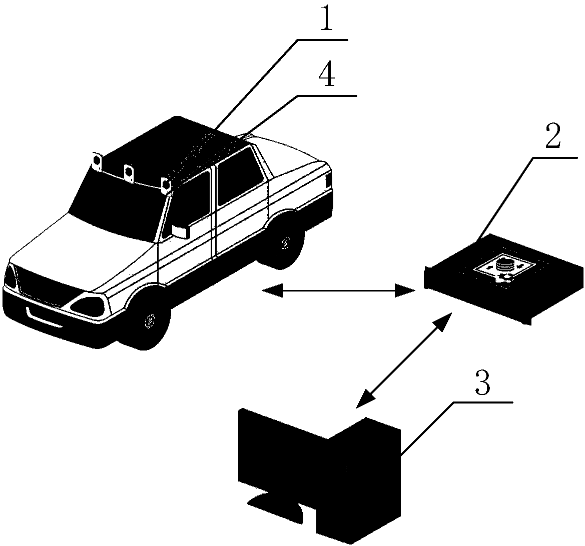 Vehicle-mounted illegal monitoring system, and illegal monitoring method based on system