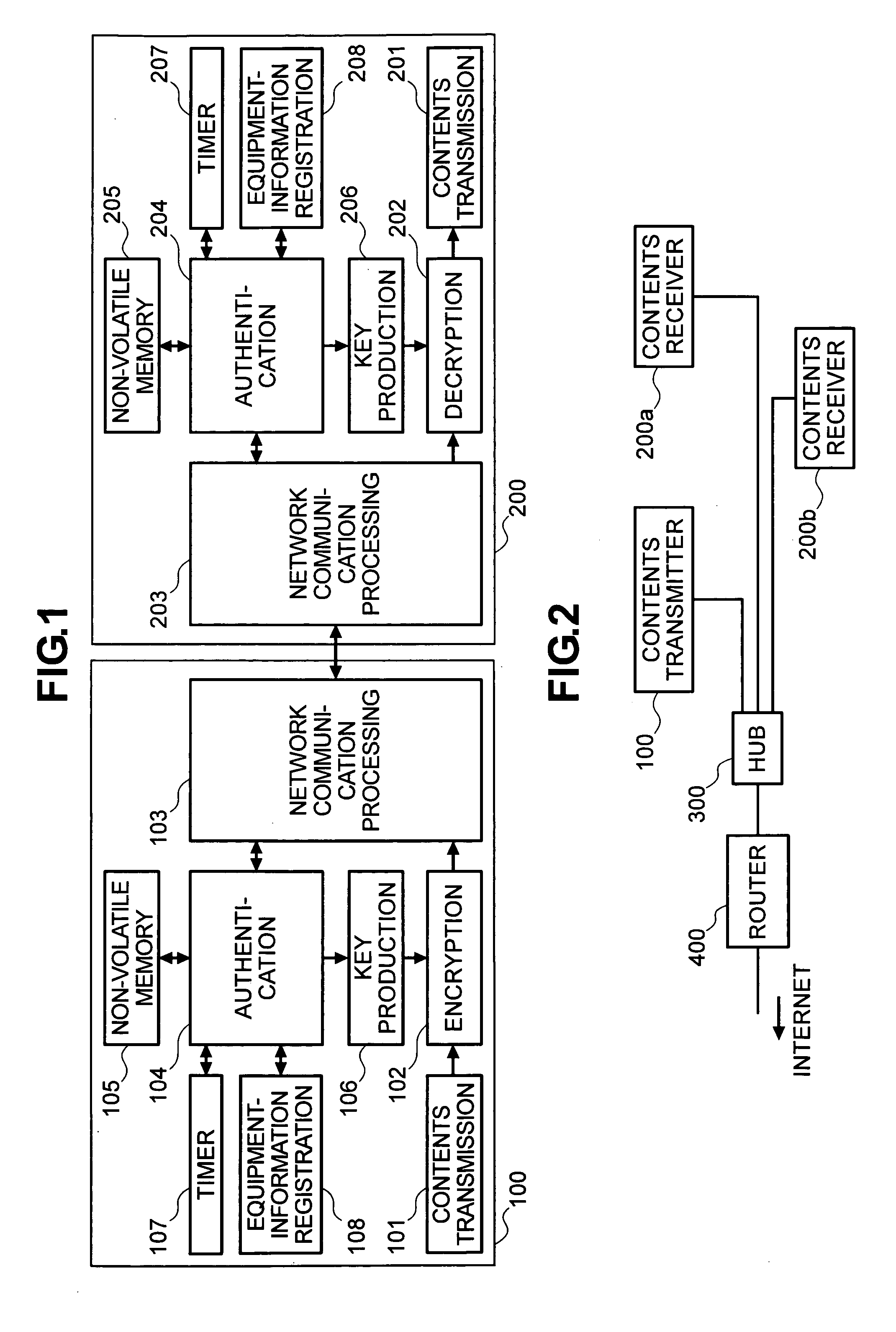 Contents transmitter apparatus, contents reciever apparatus and contents transmitting method