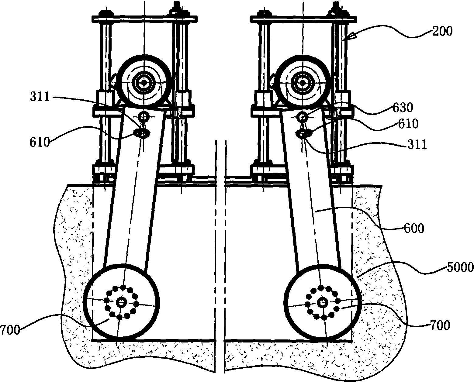 Mining and cutting method for mine and equipment therefor