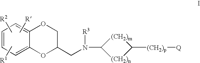 Antidepressant cycloalkylamine derivatives of 2,3-dihydro-1,4-Benzodioxan