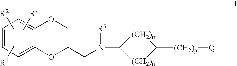 Antidepressant cycloalkylamine derivatives of 2,3-dihydro-1,4-Benzodioxan