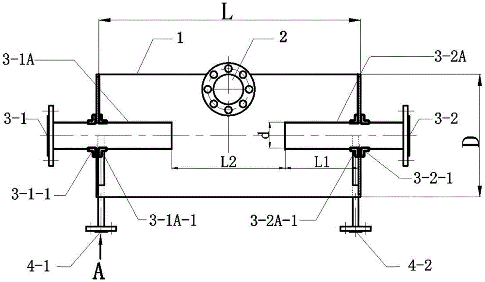 Horizontal circulating type dust collector