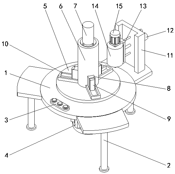 Grinding mechanism for machining rotary bracket type bearing