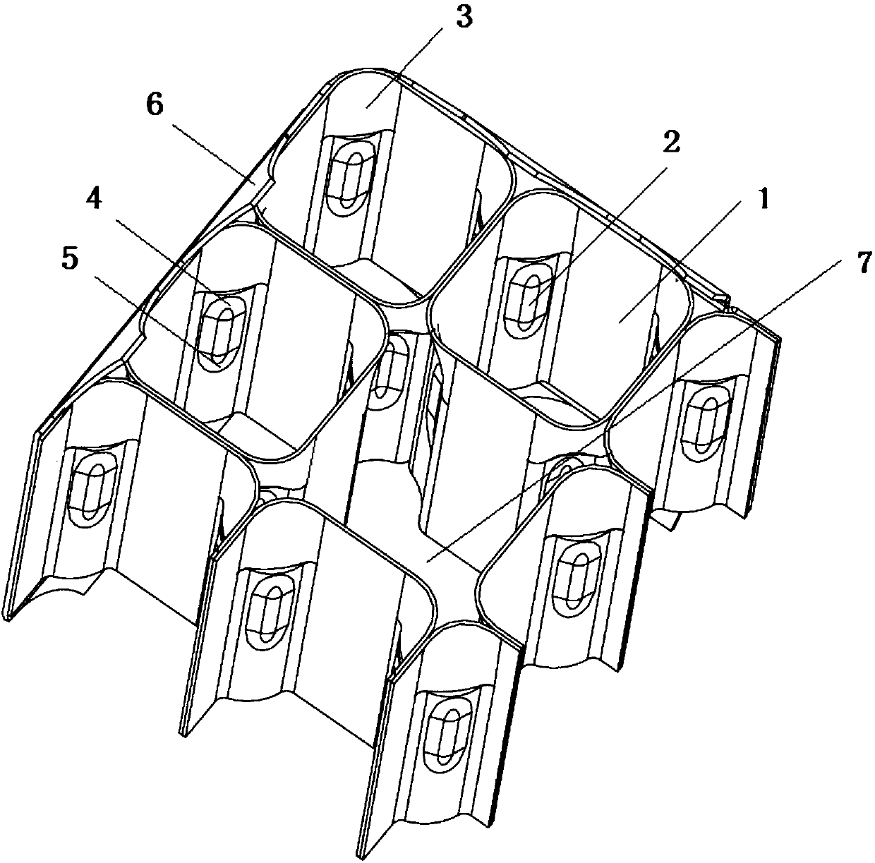 Lattice cell, fuel assembly positioning grid and fuel assembly