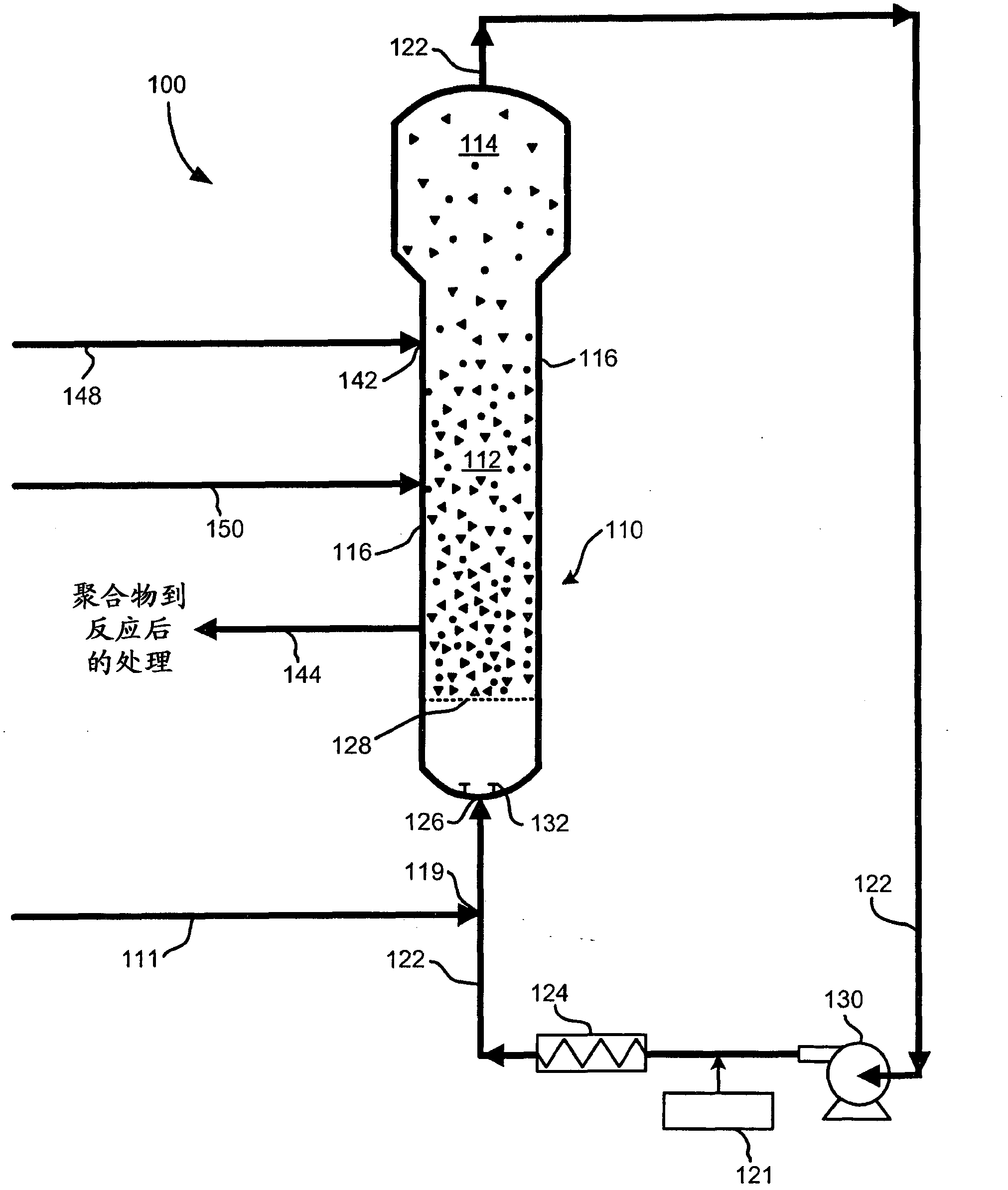 Polymerization process using a supported constrained geometry catalyst