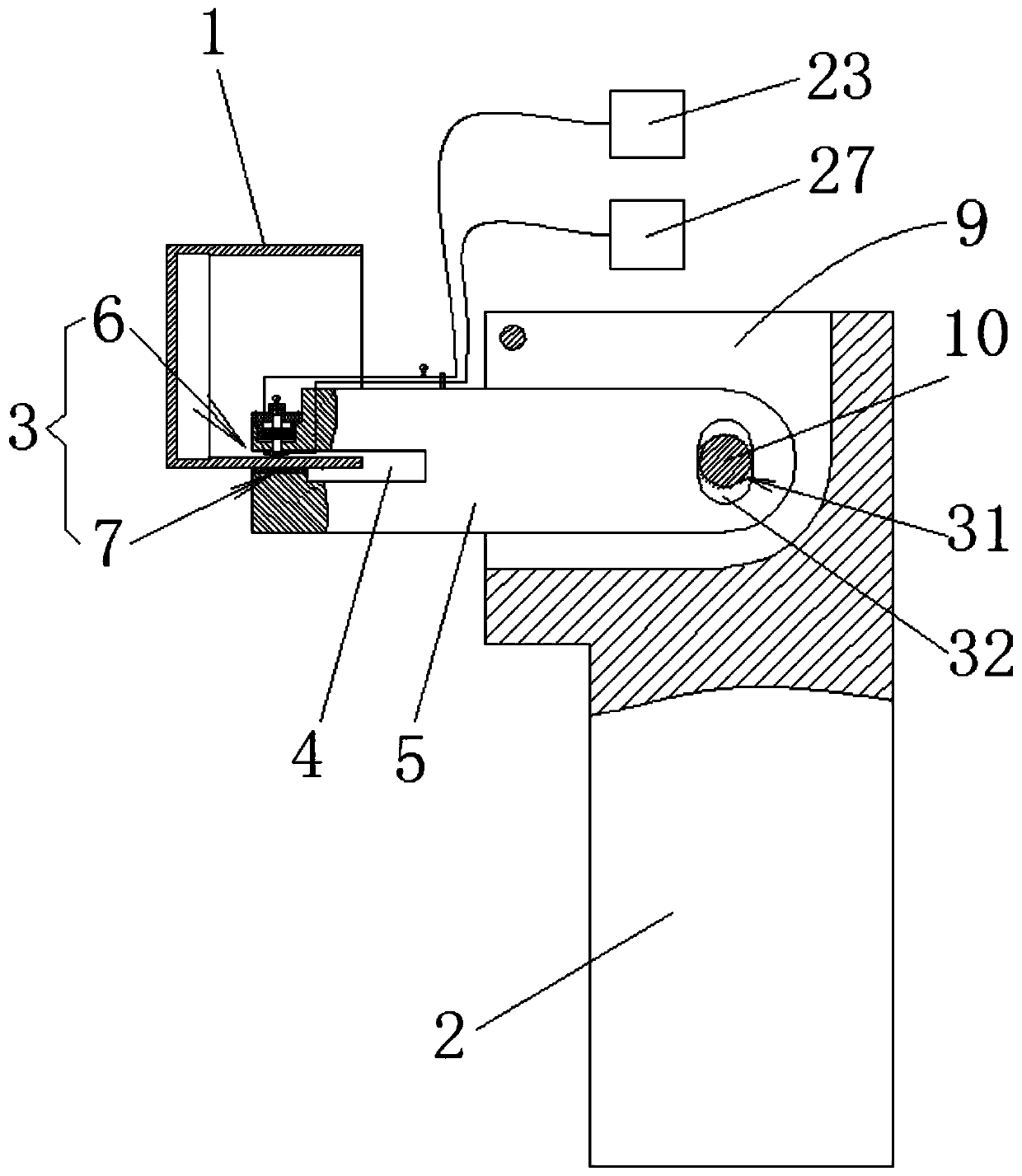 Tensioning oil cylinder inner hole surface strengthening tool and strengthening method