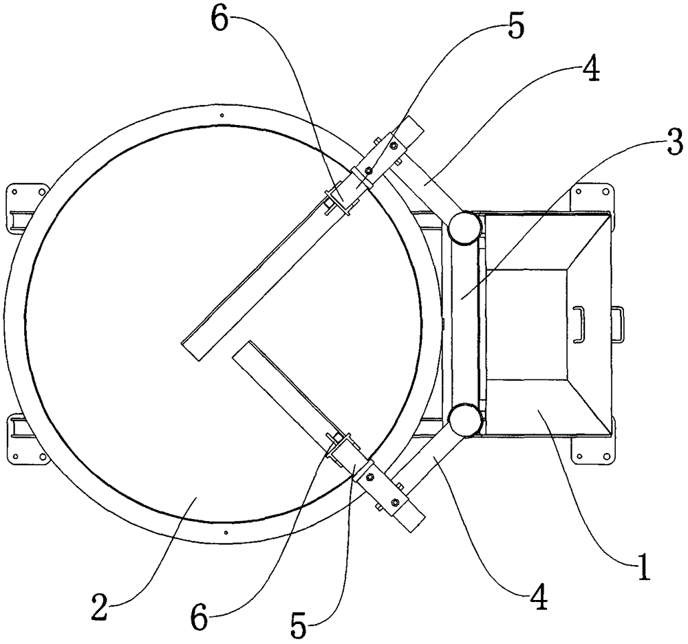 Rotary barrel type mixing and agitating tank