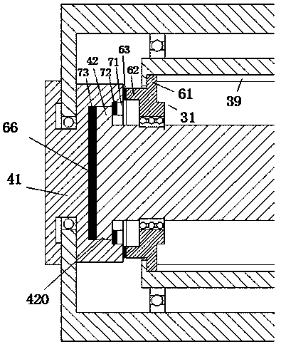 A device for plate surface processing and locking alarm