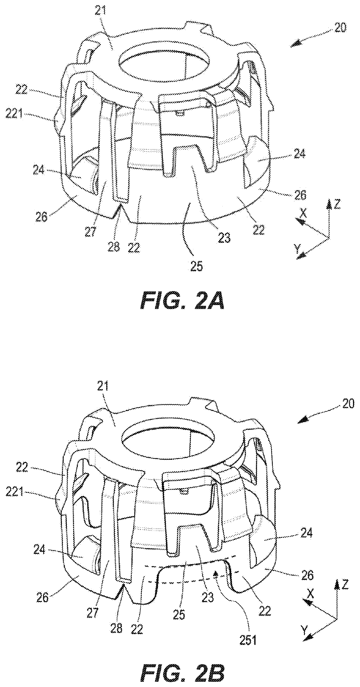 Breakable locking cap for a container comprising a neck