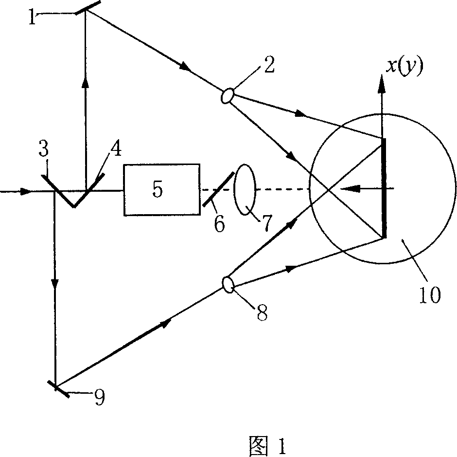 Method for measuring three-dimensional deformation of objects utilizing space carrier frequency electronic speckle interference
