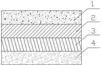 Terahertz absorption layer of carbon nano tube and metamaterial composite structure and preparation method of terahertz absorption layer