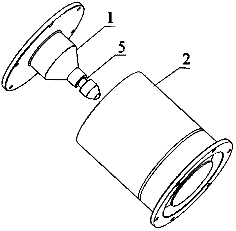 Simple abutting device