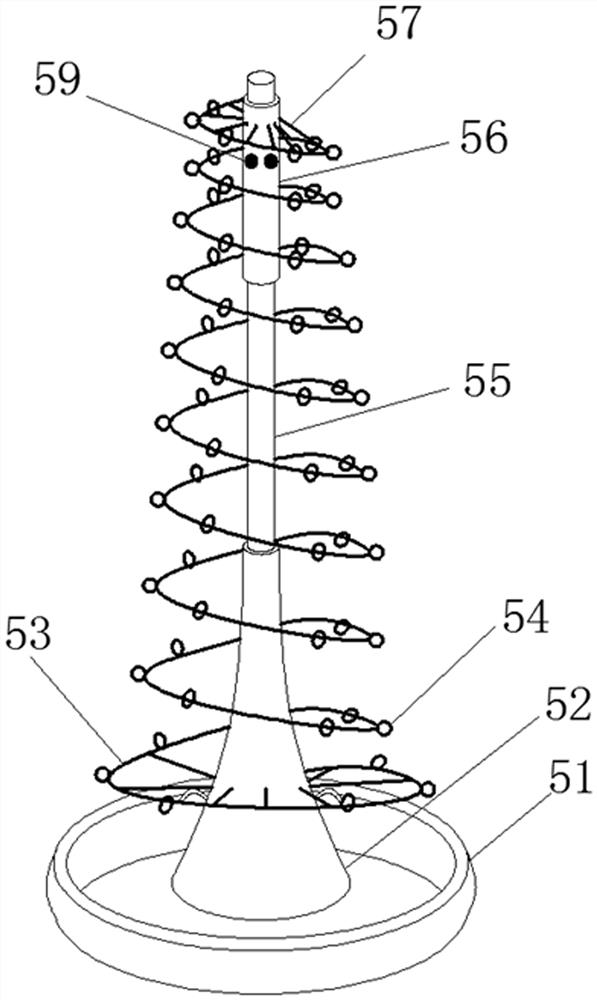 Garden plant climbing device and use method thereof