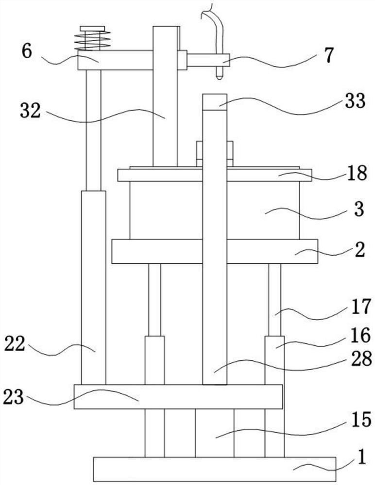 Wound cleaning and disinfecting device for clinical nursing and use method