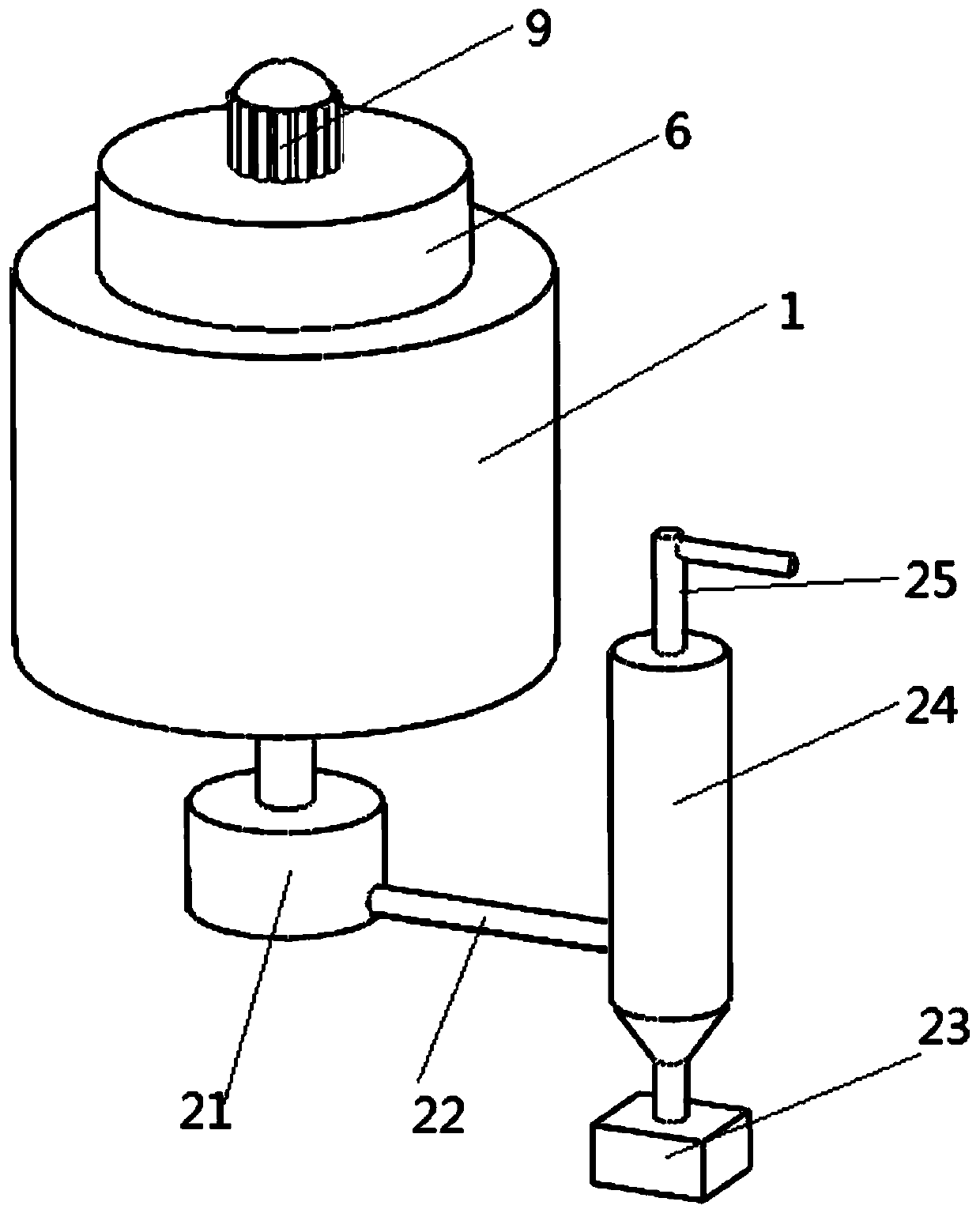 Metal nano material preparation device and method