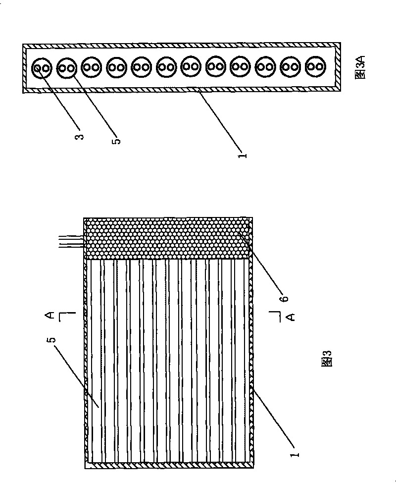Arrangement combination of U type pipe in solar water heater heat collection gate as well as overlapped structure thereof