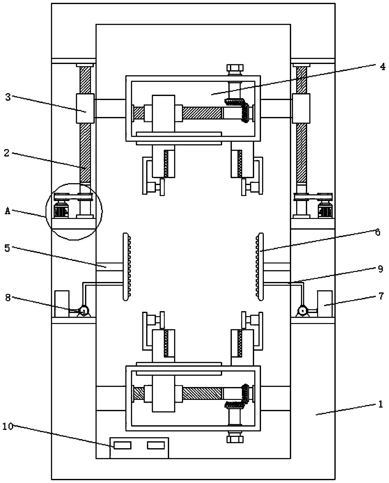 Environment-variable tensile test device for new materials