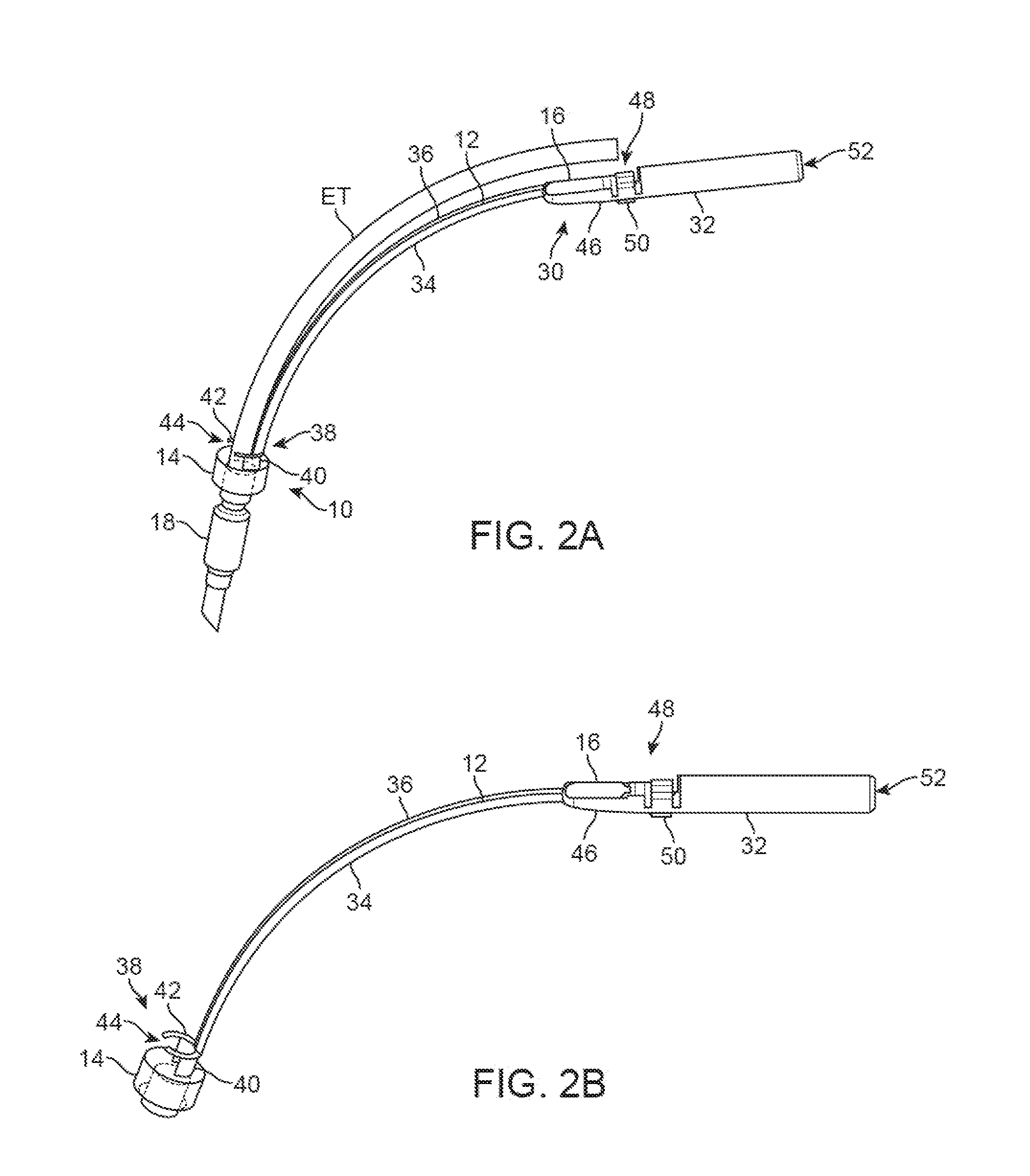 Devices and methods for preventing tracheal aspiration