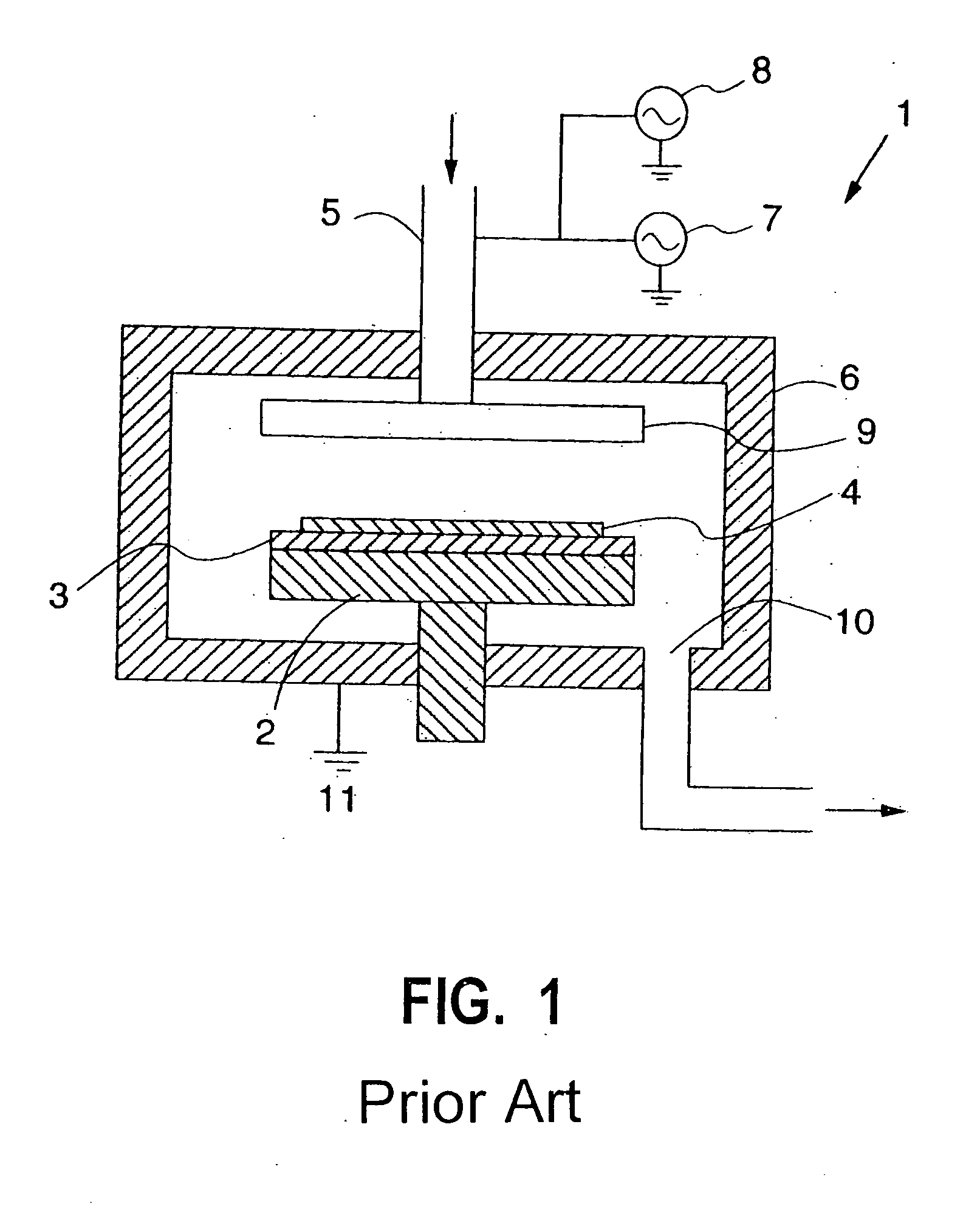 Method for depositing thin film by controlling effective distance between showerhead and susceptor
