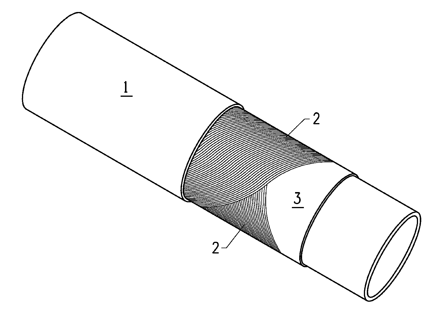 Fiber-reinforced thermoplastic pipe