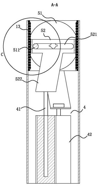 Double-hydraulic-cylinder descent control device and working method thereof