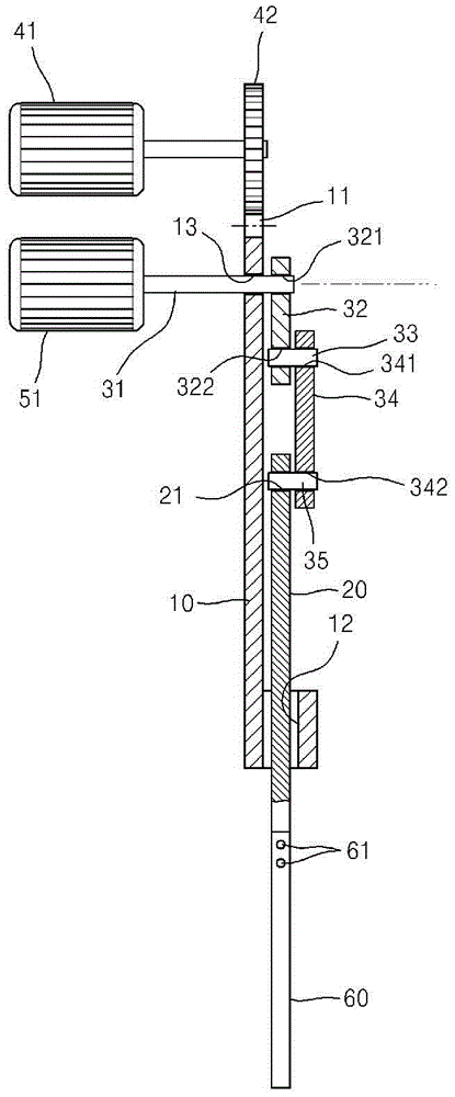 Automatic material placing device