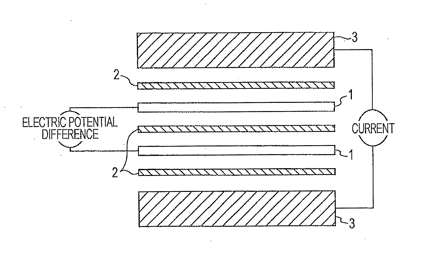 Stainless steel for conductive members with low contact electric resistance and method for producing the same