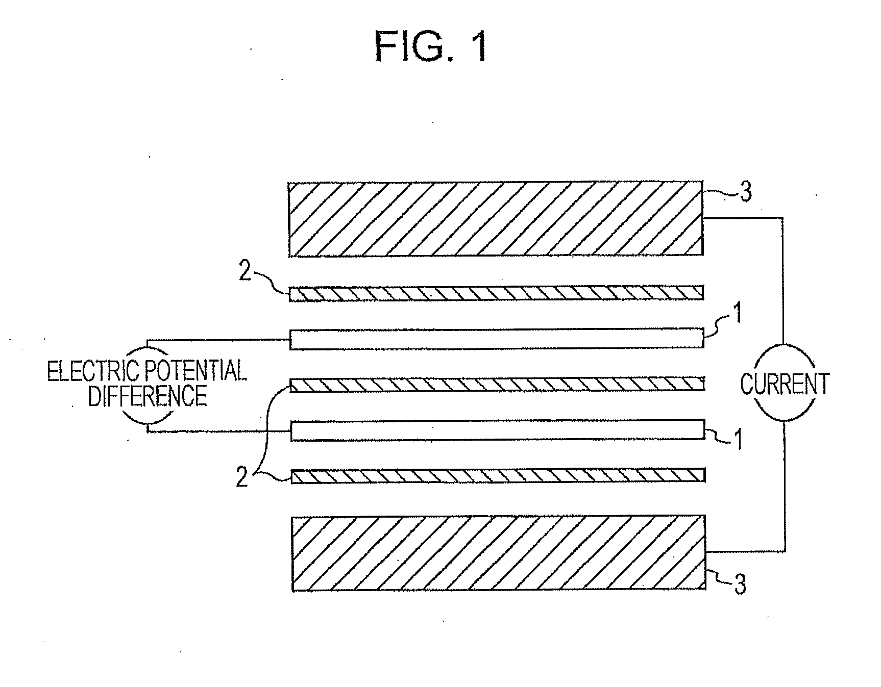 Stainless steel for conductive members with low contact electric resistance and method for producing the same