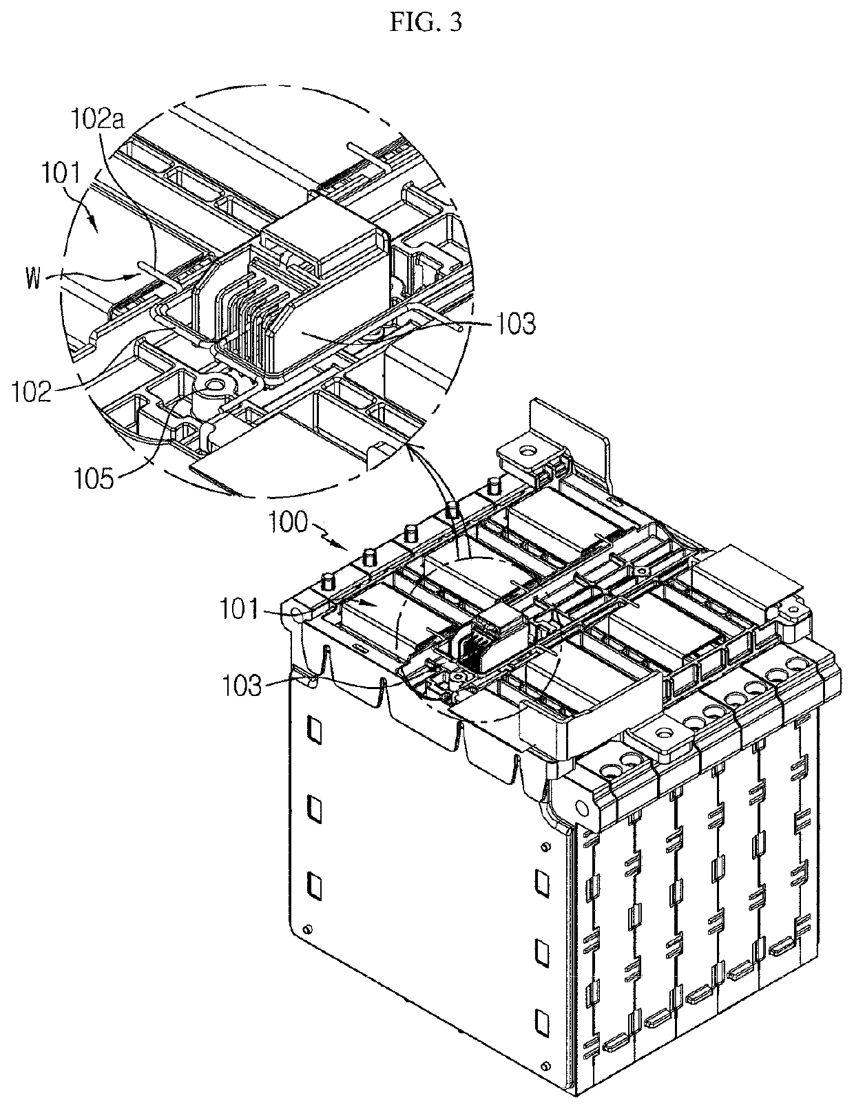 Battery module having improved connection structure of sensing wire harness and assembly method thereof