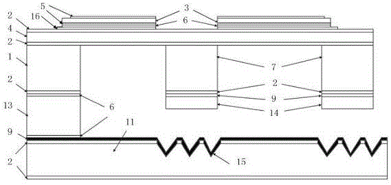 Piezoelectric-triboelectric composite mems broadband energy harvester and preparation method thereof