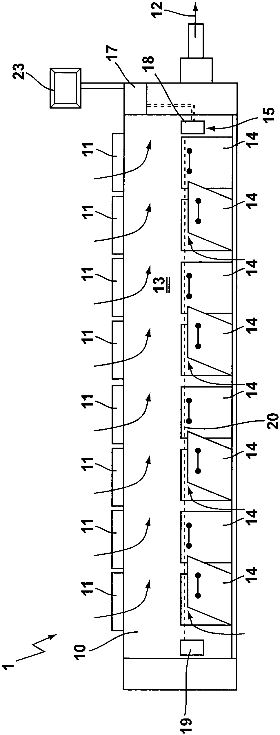 Combing machine